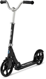Micro Cruiser black Scooter Tretroller schwarz seitlich
