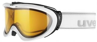 uvex Brillenträgerbrille Comanche Optic Skibrille weiß orange Scheibe