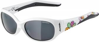 Alpina Flexxy Kids Sonnenbrille 410 white/flower black S3