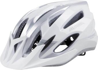 Alpina MTB 17 Fahrradhelm 10 white/silver gloss