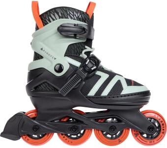 Firefly Kinder Inlineskates ILS C76 mint schwarz orange Seitenansicht