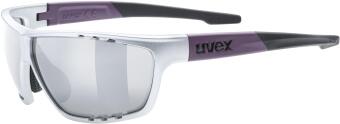 uvex Sportstyle 706 Sportbrille 4316 silver/plum mat