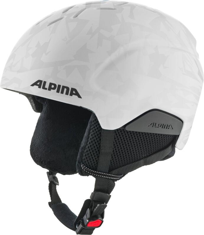 Alpina Pizi Kinder Skihelm 51-55 cm, 37 white camo