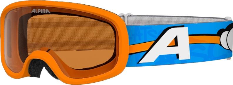 Alpina Piney 2.0 Skibrille 441 orange/blue matt, Scheibe: orange (S2)