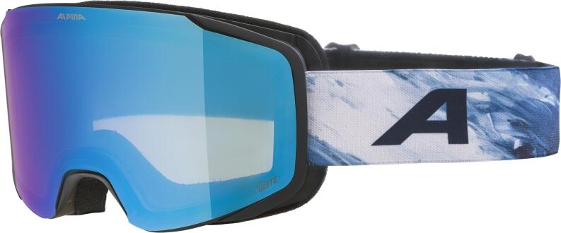 Alpina Taos Q-Lite Skibrille 882 black/blue matt blue S2