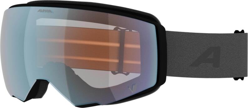 Alpina Granby 2 small Skibrille 832 black/grey matt green (S2)