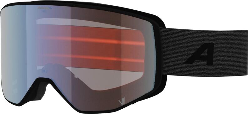 Alpina Venet M Varioflex Skibrille 231 black matt, Scheibe: blue (S1 - S3)
