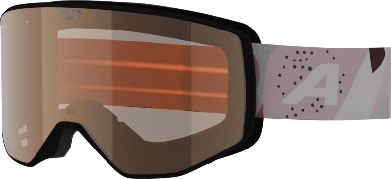 Alpina Venet M Skibrille 152 white/rose matt, Scheibe: orange (S2)