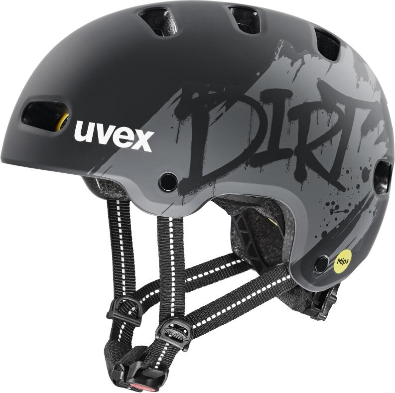 uvex Kid 4 Style Mips Kinderfahrradhelm - 01 dirt black matt